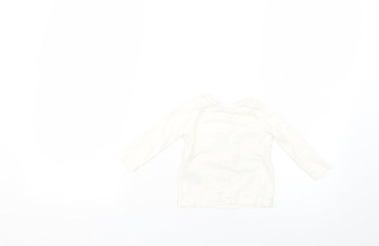 Marks and Spencer Baby White Basic T-Shirt Size 6-9 Months