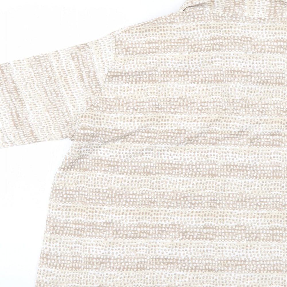 isle Mens Beige Polo Size XL