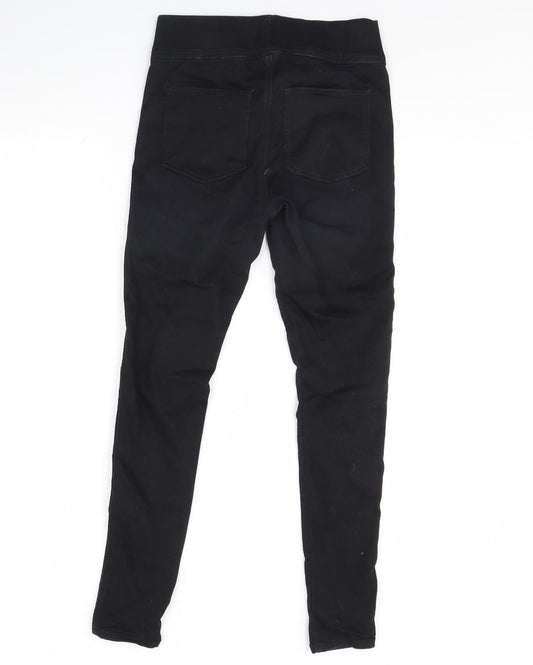 Very Womens Black  Denim Skinny Jeans Size 10 L29 in