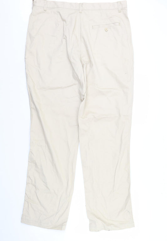 cape point Womens Beige Trousers Size 38 L34 in