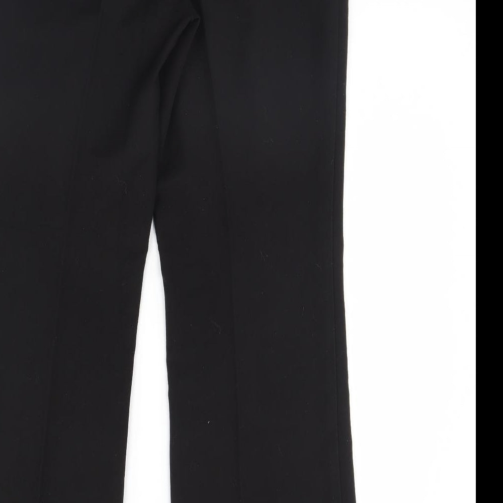 Womens UK Size 10 The Limited Regular Fit Dress Pants Black Trousers