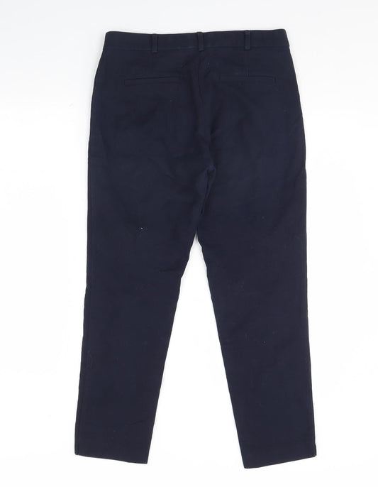 Mango Womens Blue Dress Pants Trousers Size 10 L29 in