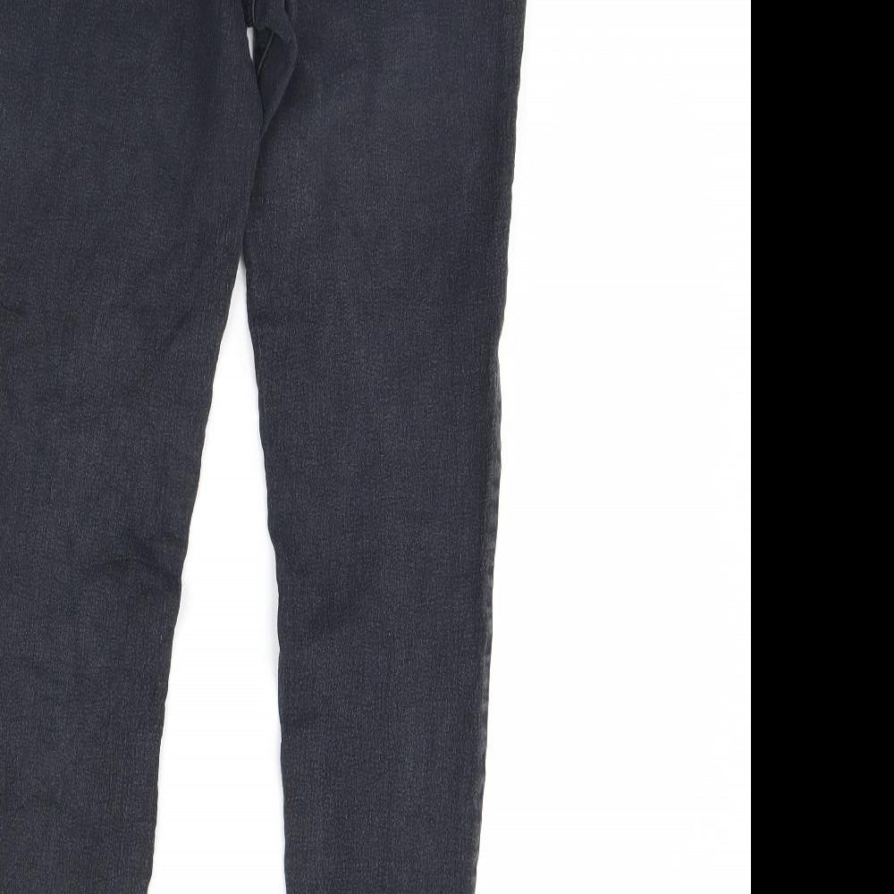 Denim & Co. Womens Black Denim Skinny Jeans Size 12 L29 in