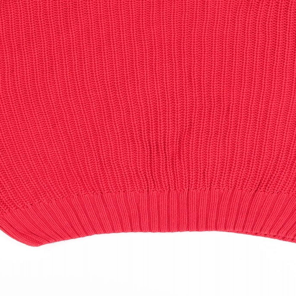 Womens UK Size 10 Divided Orange Pullover Jumper