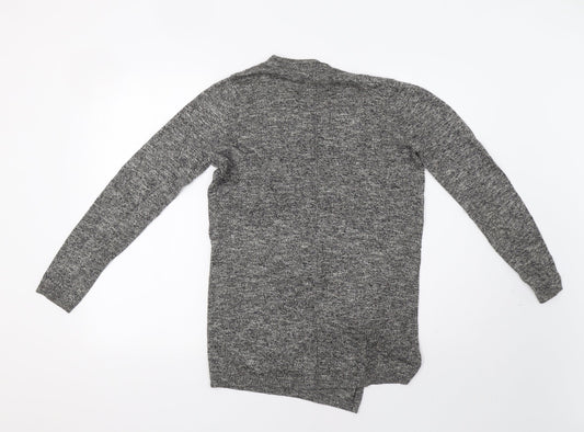 Womens UK Size 10 New Look Grey Cardigan Jumper