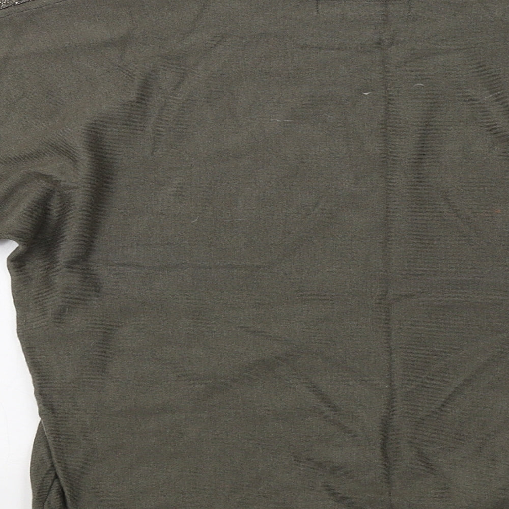 Primark Womens Green Pullover Jumper Size S