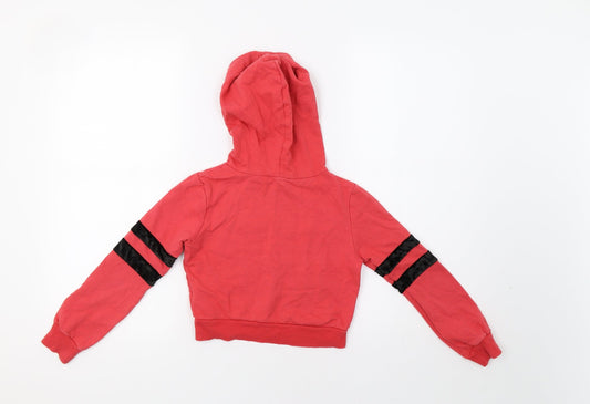 Select Girls Red Pullover Hoodie Size 9 Years - L.A.
