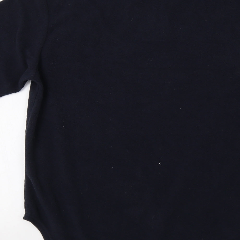 Preworn Womens Blue Henley Hoodie Size M