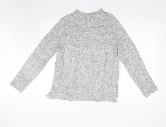 Womens UK Size M H&M Grey Basic T-Shirt