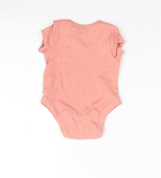 George Girls Pink Babygrow One-Piece Size 3-6 Months