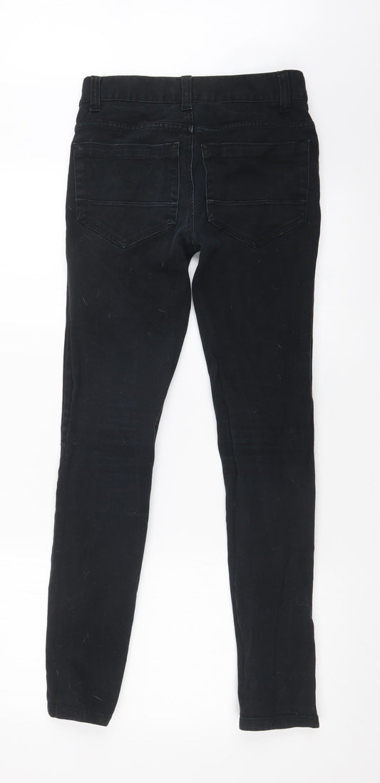 DENIM CO Womens Black Skinny Jeans Size 28 in L32 in