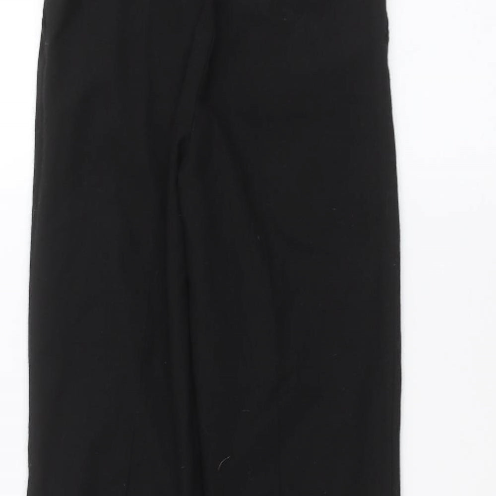 Brand and care label for Tu boys’ black dress pants trousers, size 9, months