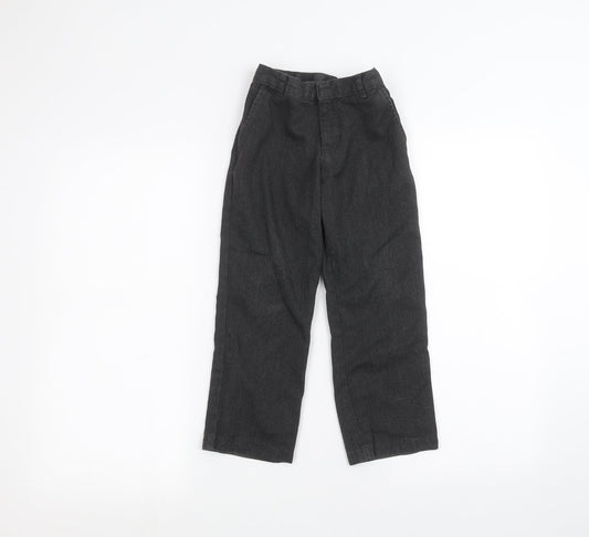 George Boys Black Dress Pants Trousers Size 5-6 Years
