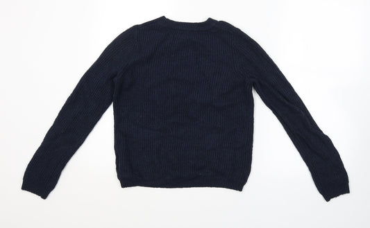 Topshop Womens Blue Pullover Jumper Size 10