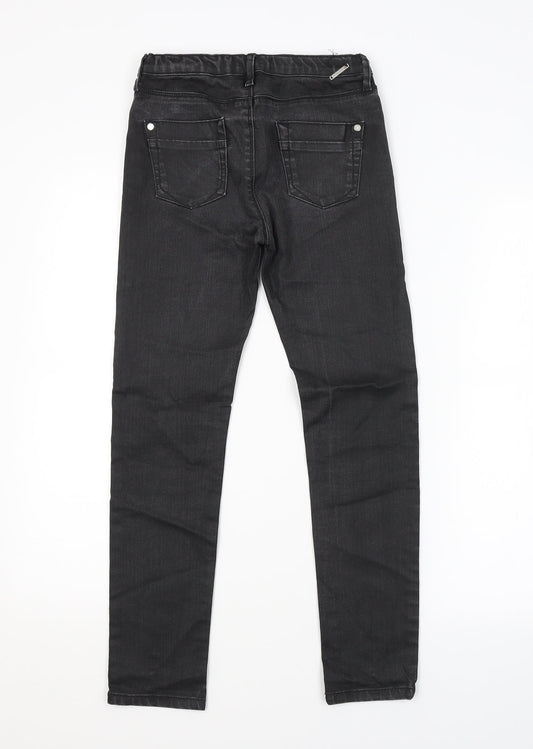 River Island Girls Grey Straight Jeans Size 11 Years