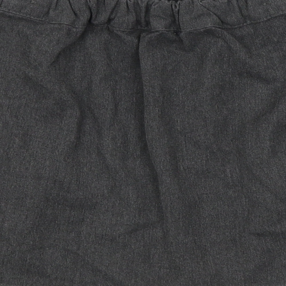 M&S Girls Grey A-Line Skirt Size 5-6 Years