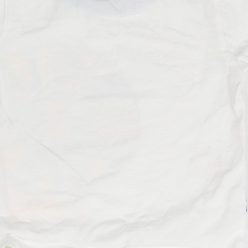 Nutmeg Baby White Basic T-Shirt Size 9-12 Months - Lion
