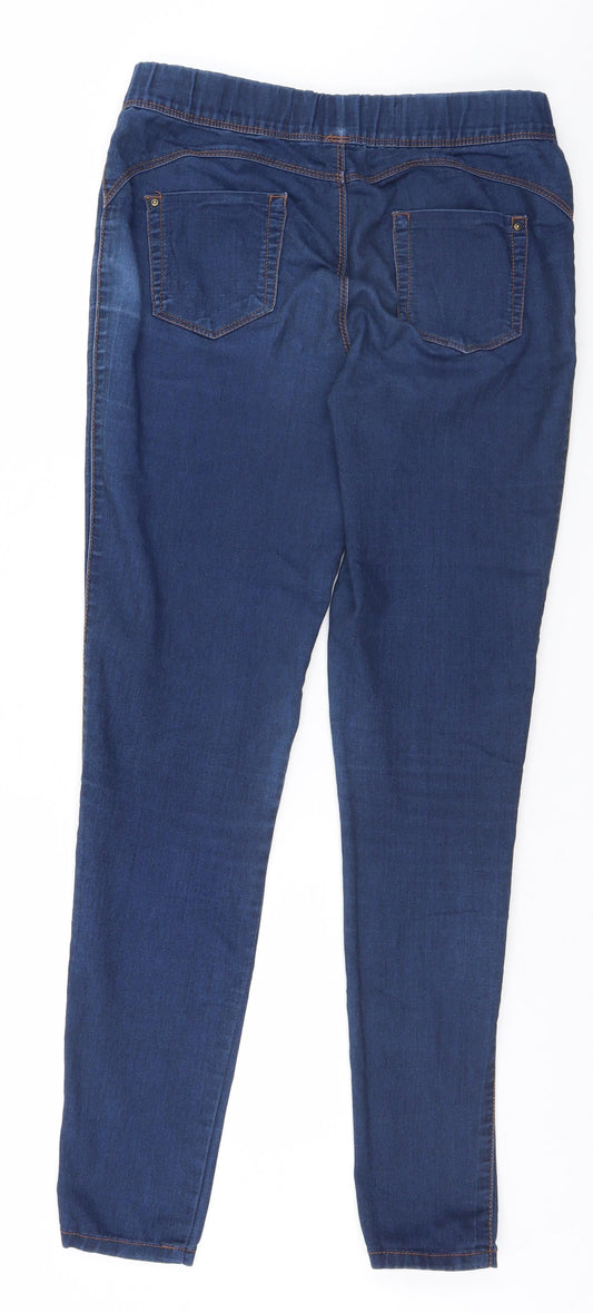 Denim & Co. Womens Blue Jegging Jeans Size 12 L30 in