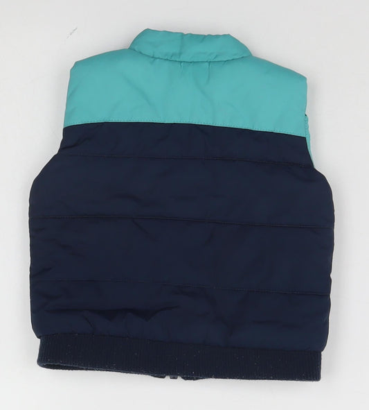 BHS Baby Blue Parka Jacket Size 3-6 Months