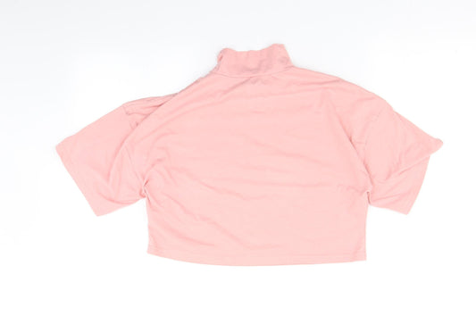 SheIn Womens Pink Basic T-Shirt Size M