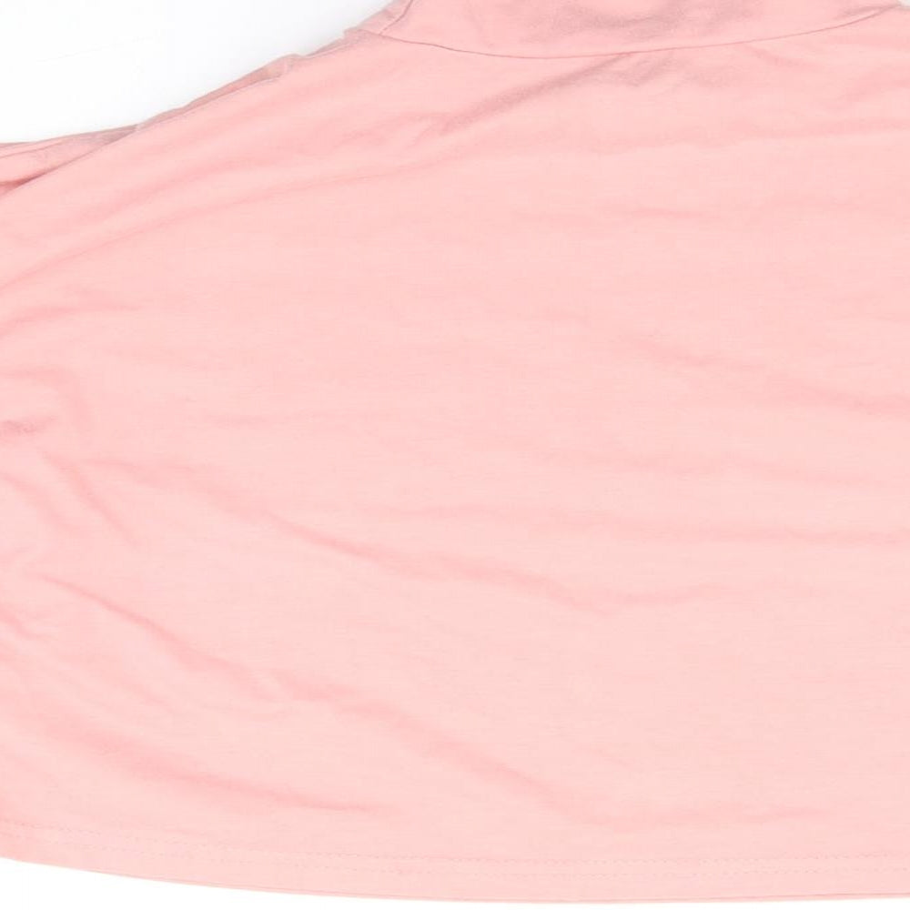 SheIn Womens Pink Basic T-Shirt Size M