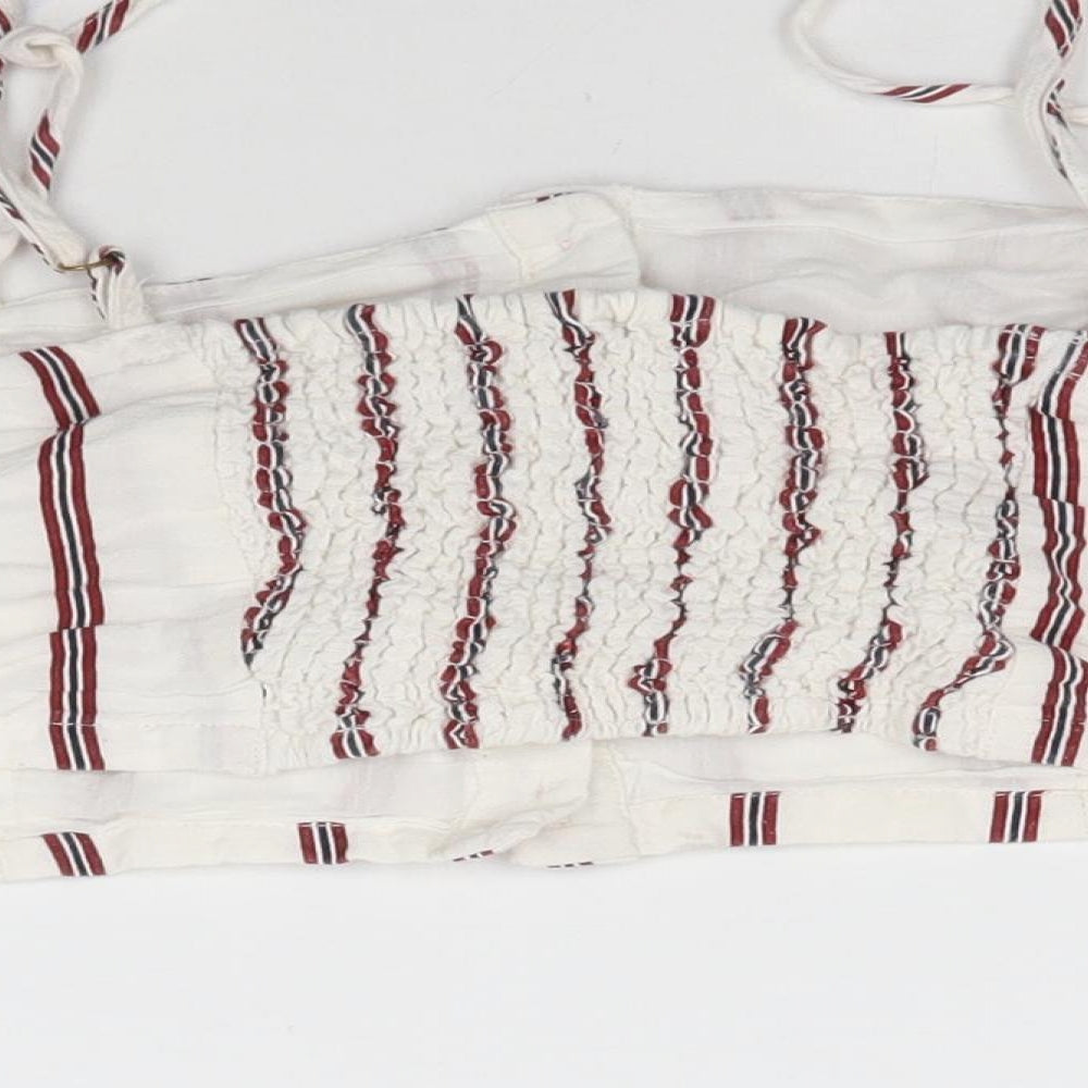 Womens UK Size 12 River Island White Camisole Blouse