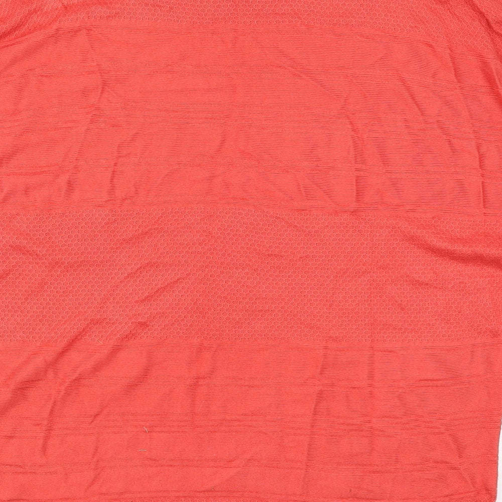 Womens UK Size 14 M&Co Red Pullover Jumper