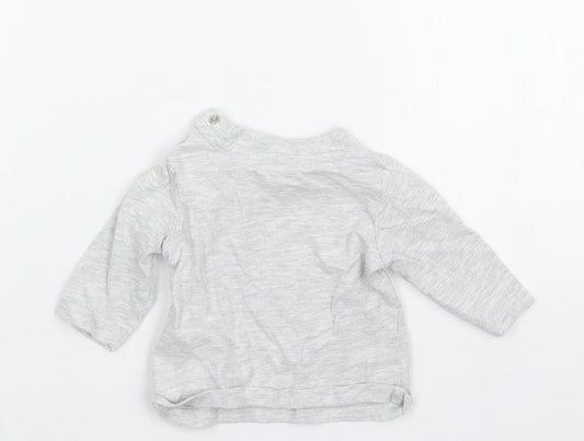 Nutmeg Boys Grey Basic T-Shirt Size Newborn