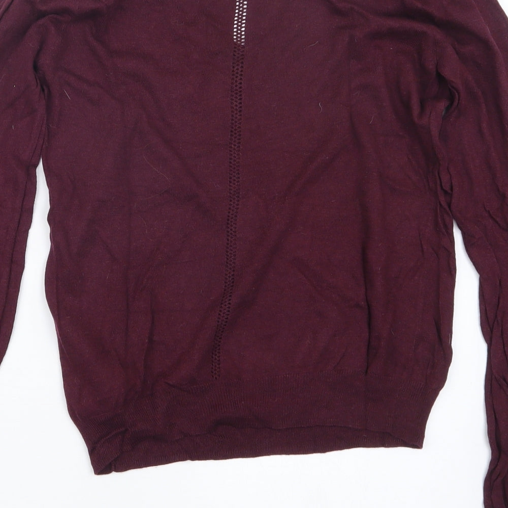 Womens UK Size 8 NEXT Purple Pullover Jumper