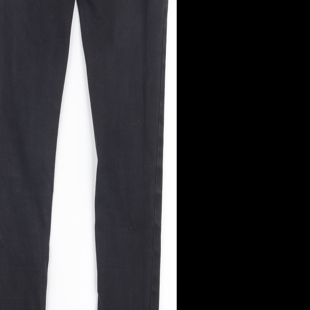 Denim Co. Womens Black Denim Straight Jeans Size 12 L30.5 in