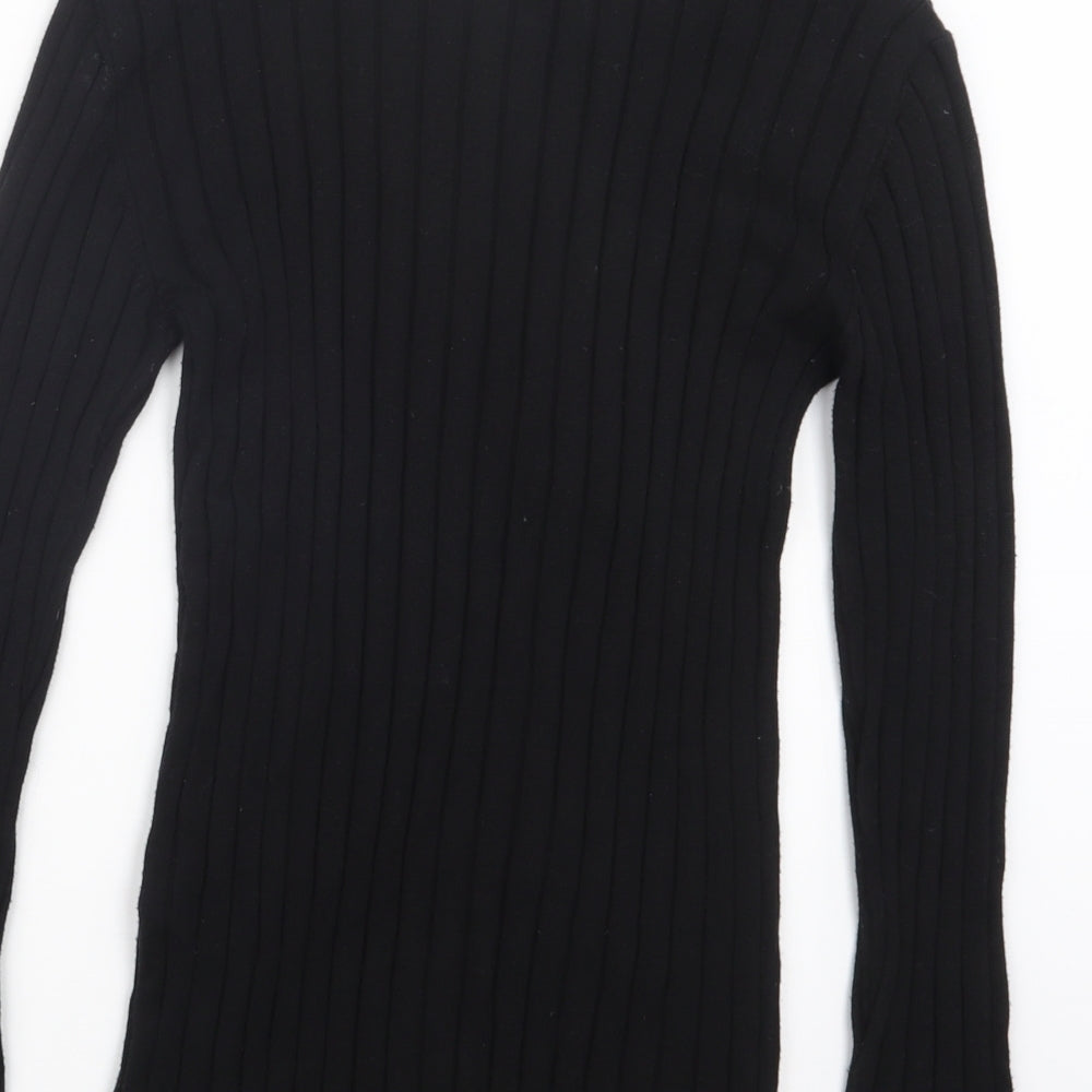 Brand and care label for Paul Parker women’s black jumper, size L
