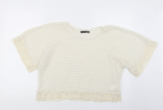 Womens UK Size 18 Atmosphere Ivory Pullover Jumper