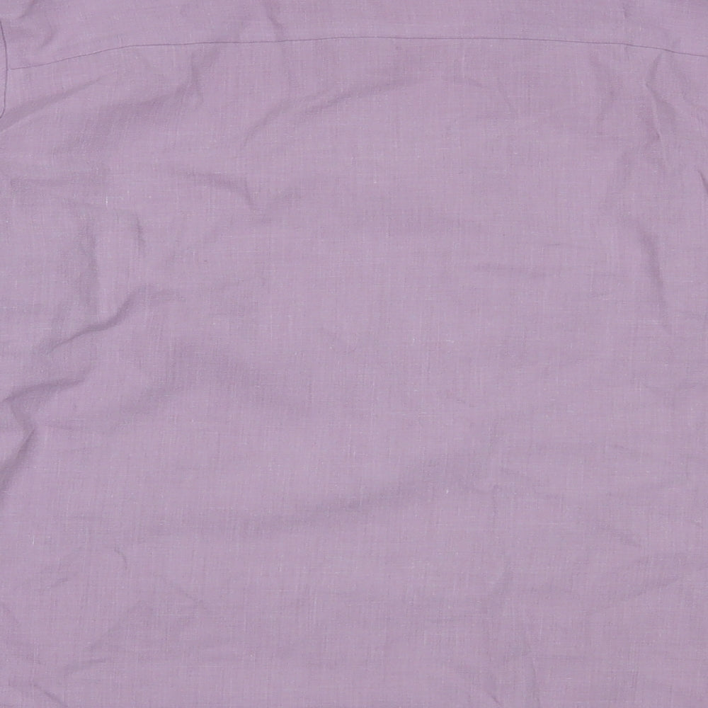 EWM Womens Purple Basic Button-Up Size 12