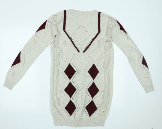 NEXT Womens Beige Pullover Jumper Size 12