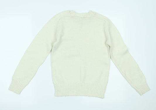 Prova Womens Ivory Pullover Jumper Size 14