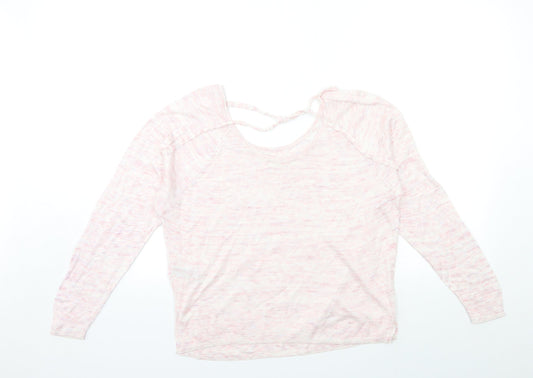 Marks and Spencer Womens Pink Knit Pullover Jumper Size 10