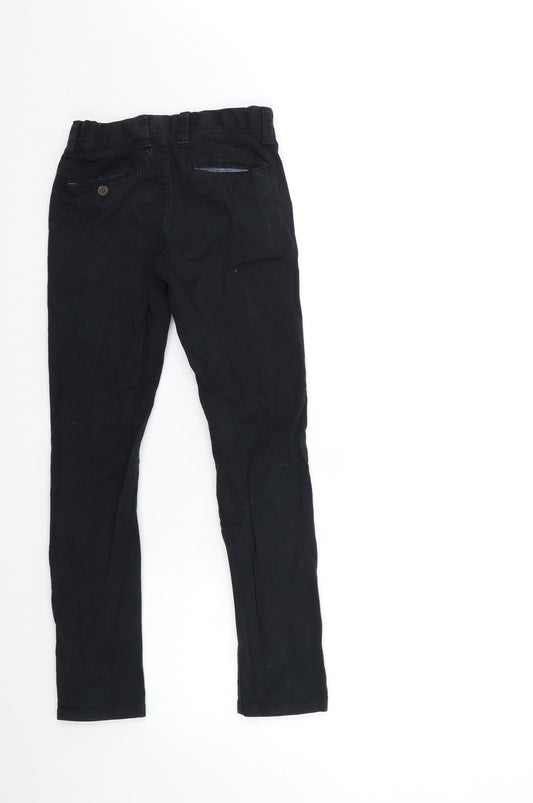 NEXT Boys Black Chino Trousers Size 9 Months