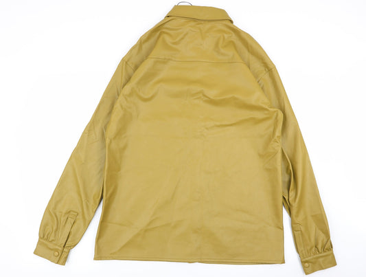 Glamorous Womens Green Pullover Jumper Size 12 - overshirt`