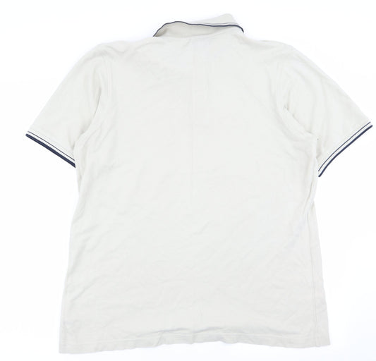 burton menswear Mens Beige Polo Size L