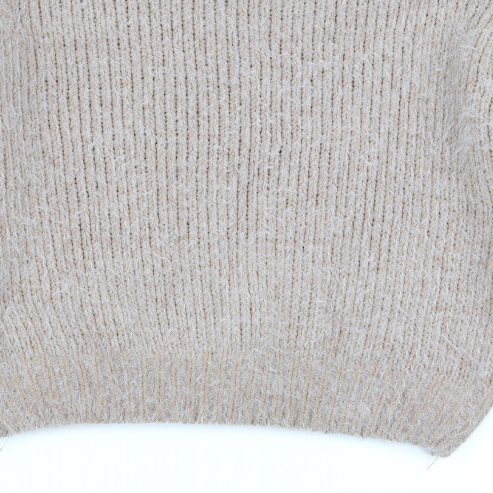 Primark Womens Brown Pullover Jumper Size 4 - size 4-6