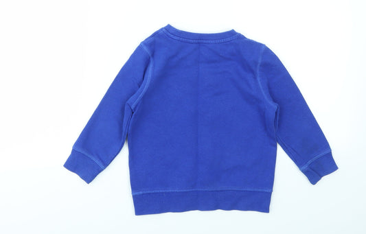 George Boys Blue Pullover Jumper Size 2-3 Years