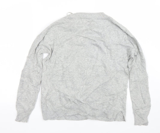 Will Bromex Womens Grey Pullover Jumper Size 10