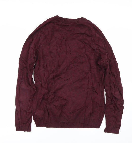 NEXT Mens Red Pullover Jumper Size S