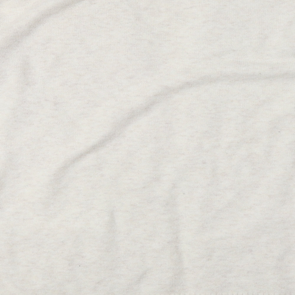 Womens UK Size L Miss Selfridge White Cardigan Jumper