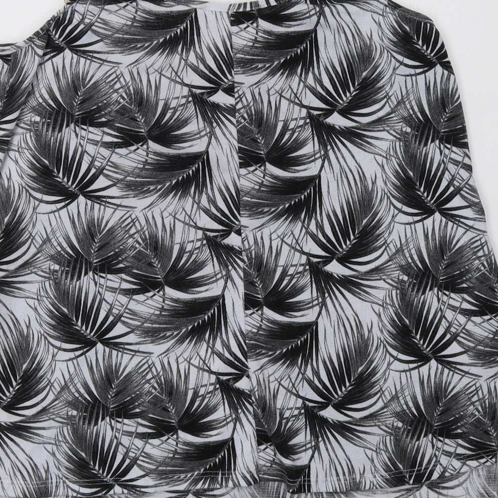 George Womens Grey Basic T-Shirt Size 10