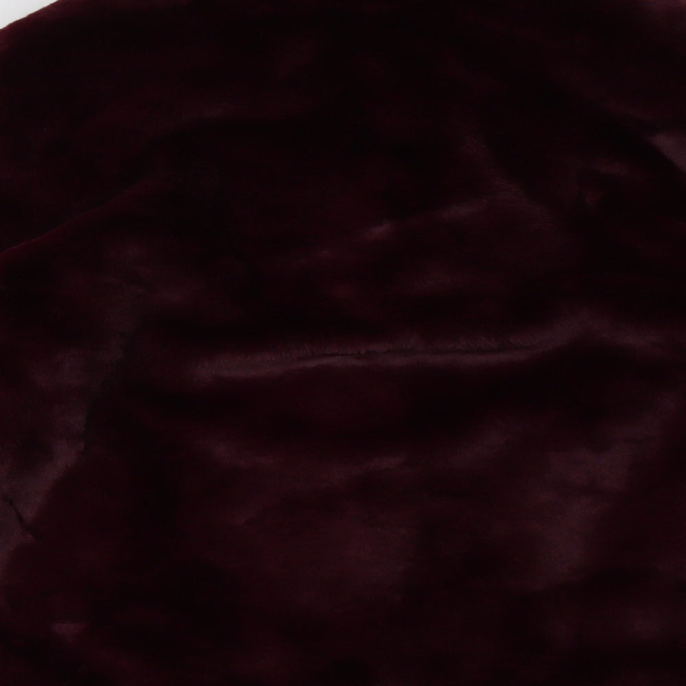 Brand and care label for TU women’s red jacket coat, size UK 12