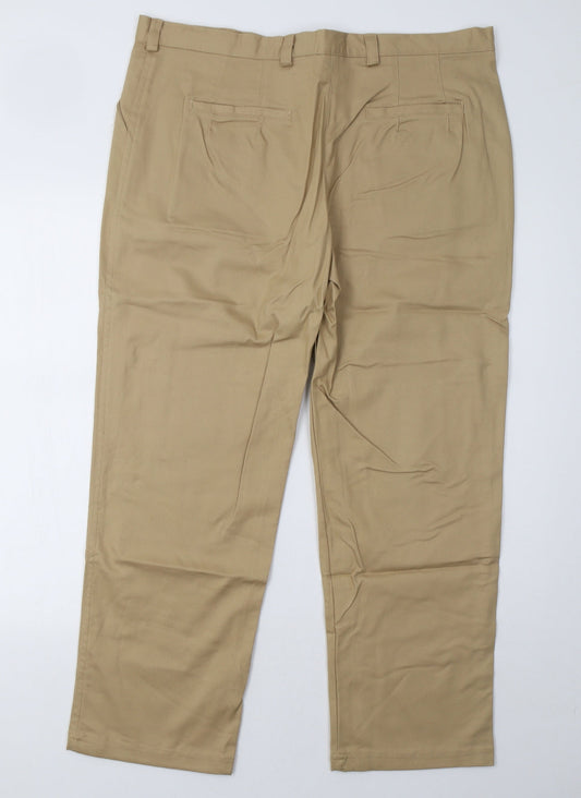 mouse Womens Beige Trousers Size 38 L31 in