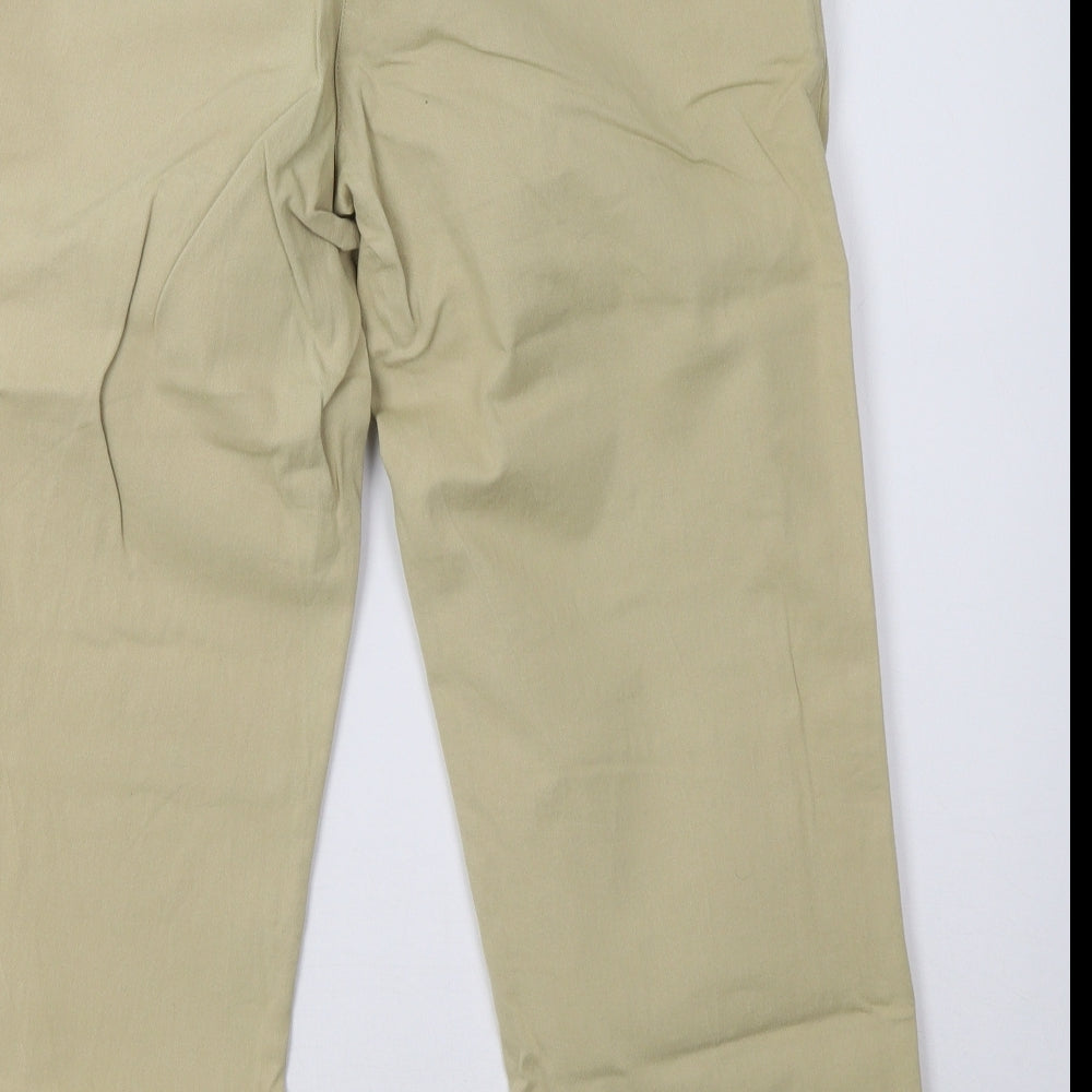 Womens UK Size 16 moose Regular Fit Beige Trousers