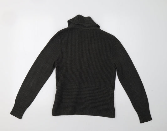 Womens UK Size S H&M Grey Cardigan Jumper