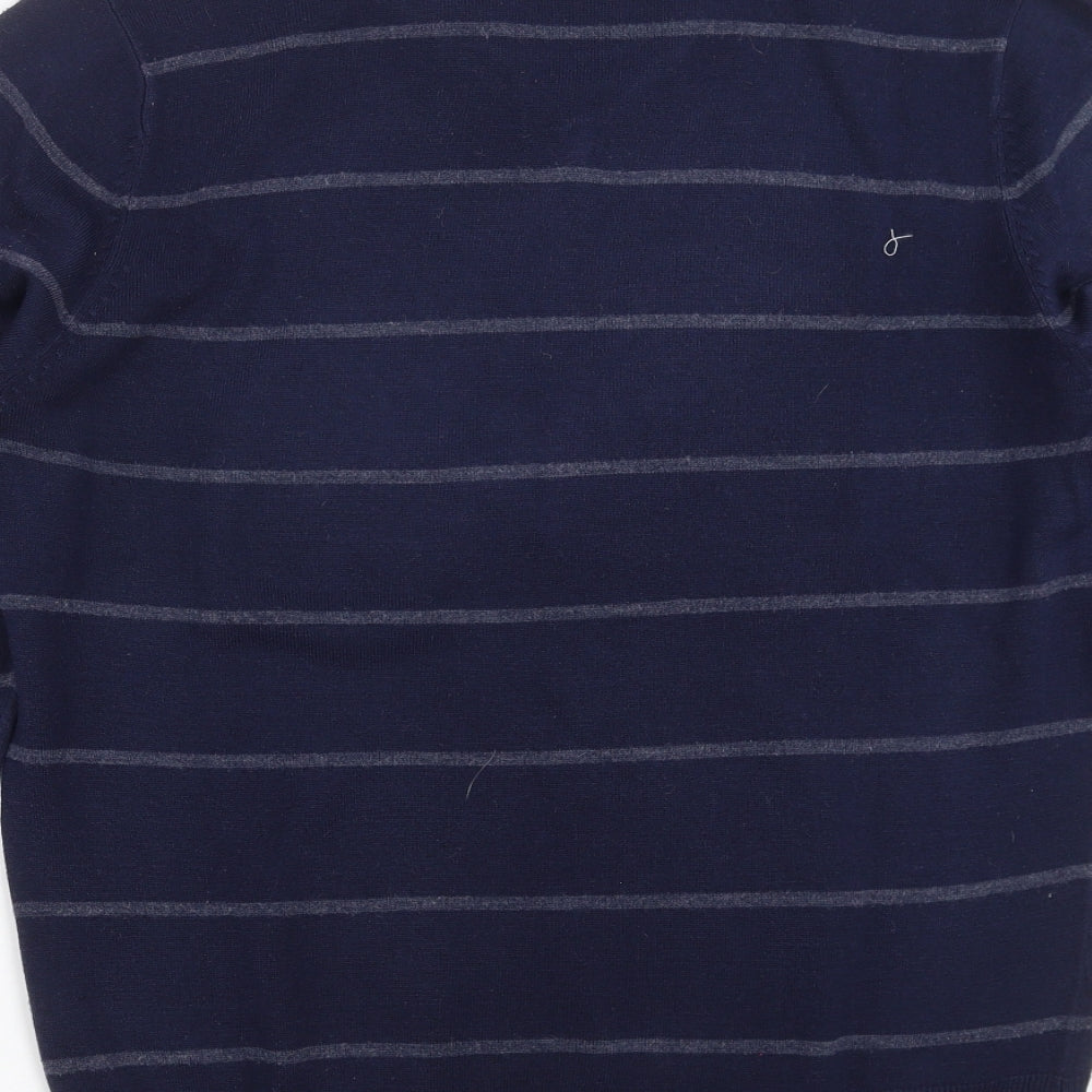 Burton Mens Blue Striped Knit Pullover Jumper Size M
